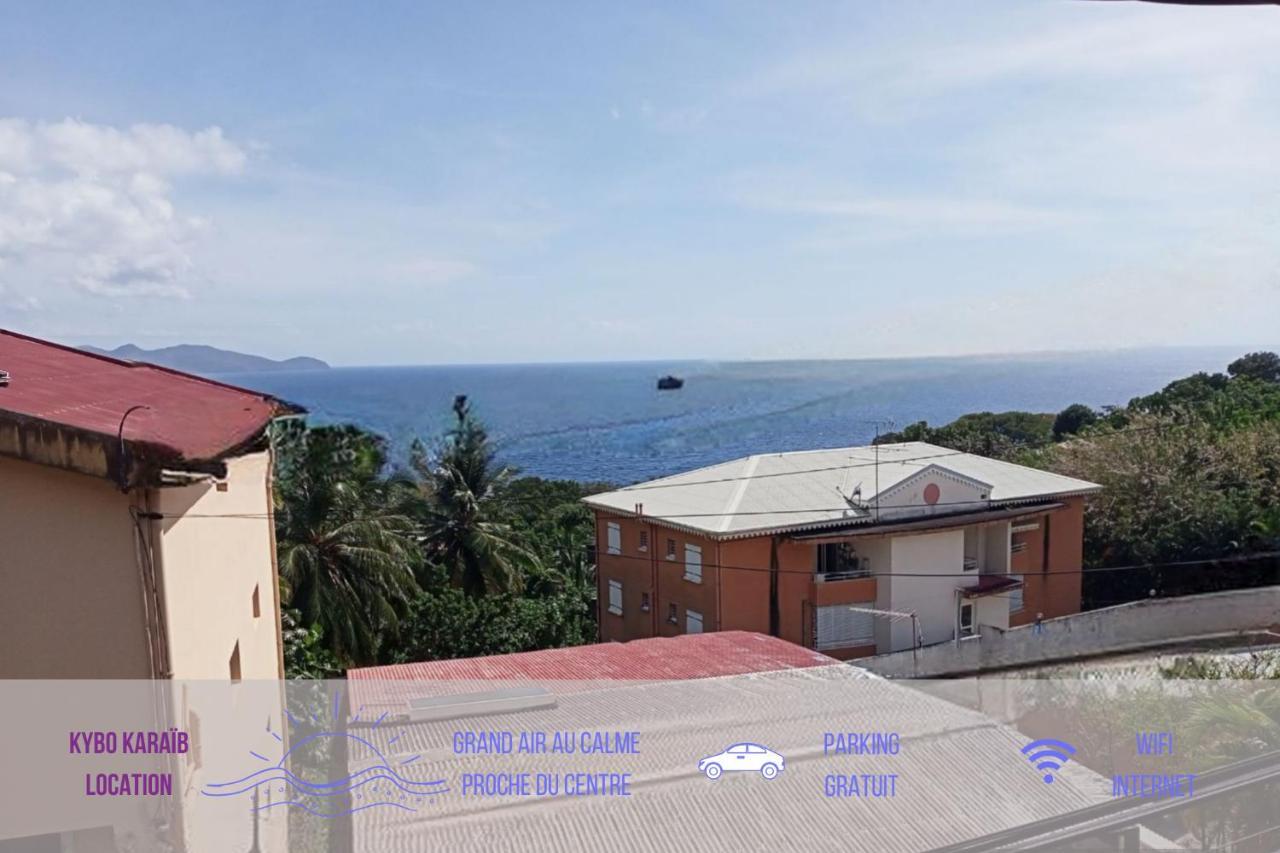 T3 Bel Enclos Schoelcher Kybo Karaib Location Vue Mer Calme Eksteriør bilde